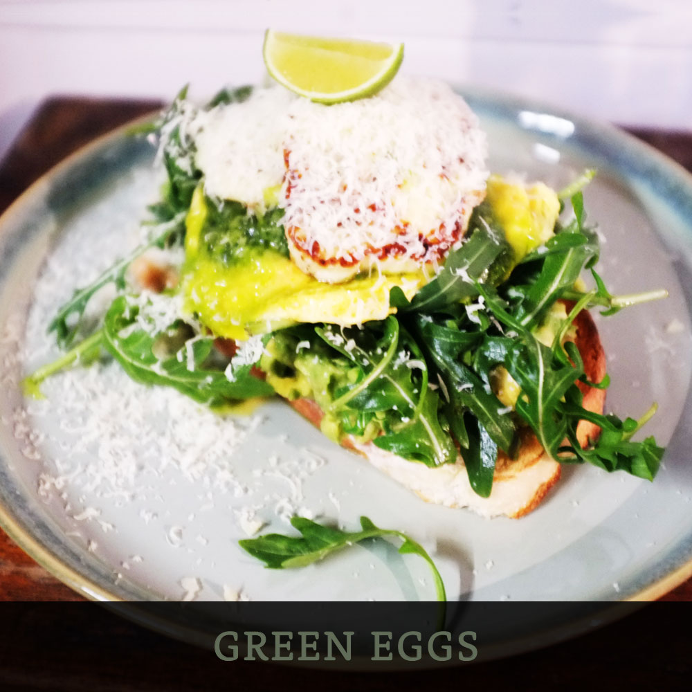 Green Eggs at Café Portico, Sydney