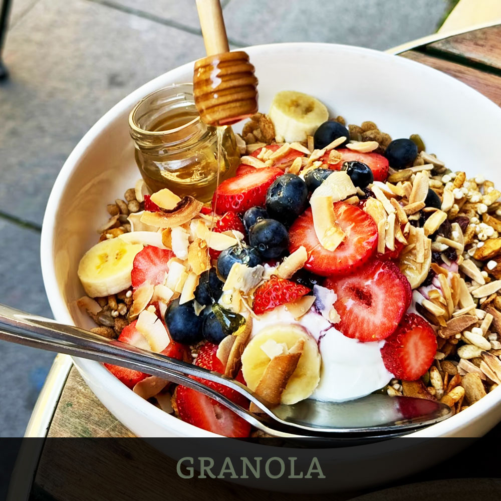 Granola at Café Portico, Sydney