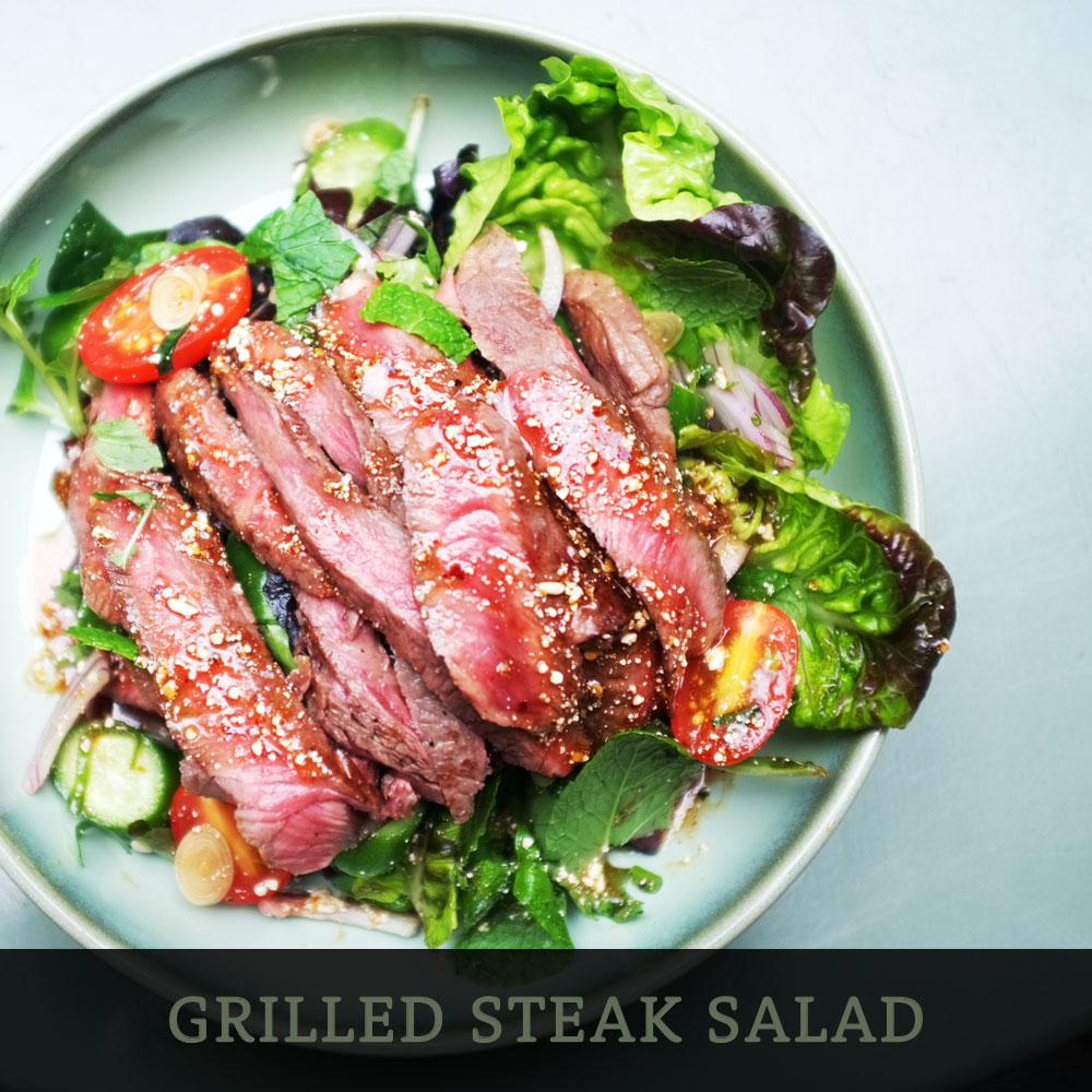 Grilled Steak Salad at Café Portico, Sydney