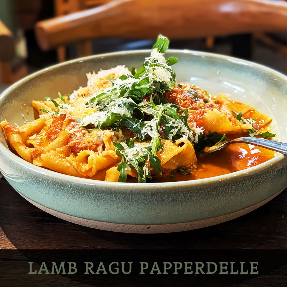 Lamb Ragu Papperdelle at Café Portico, Sydney