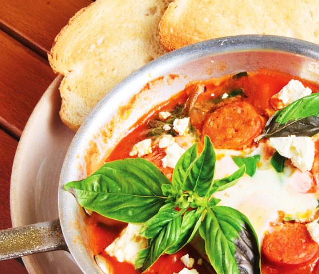 Italian Baked Eggs at Café Portico, Sydney