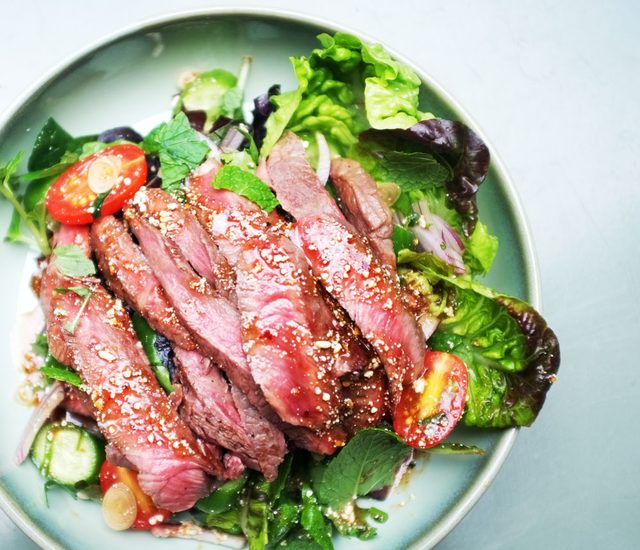 Grilled Steak Salad at Café Portico, Sydney