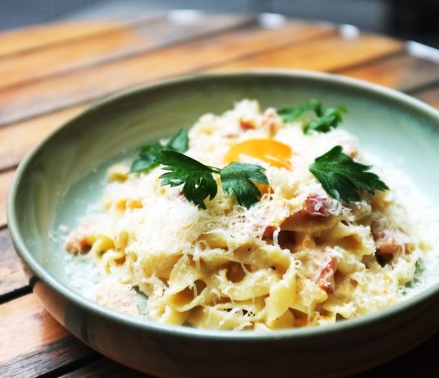 Carbonara at Café Portico, Sydney